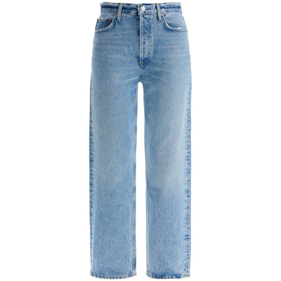 Agolde Ladies Infinite Vintage Indigo 90s Pinch Waist High Rise Straight Jeans by AGOLDE