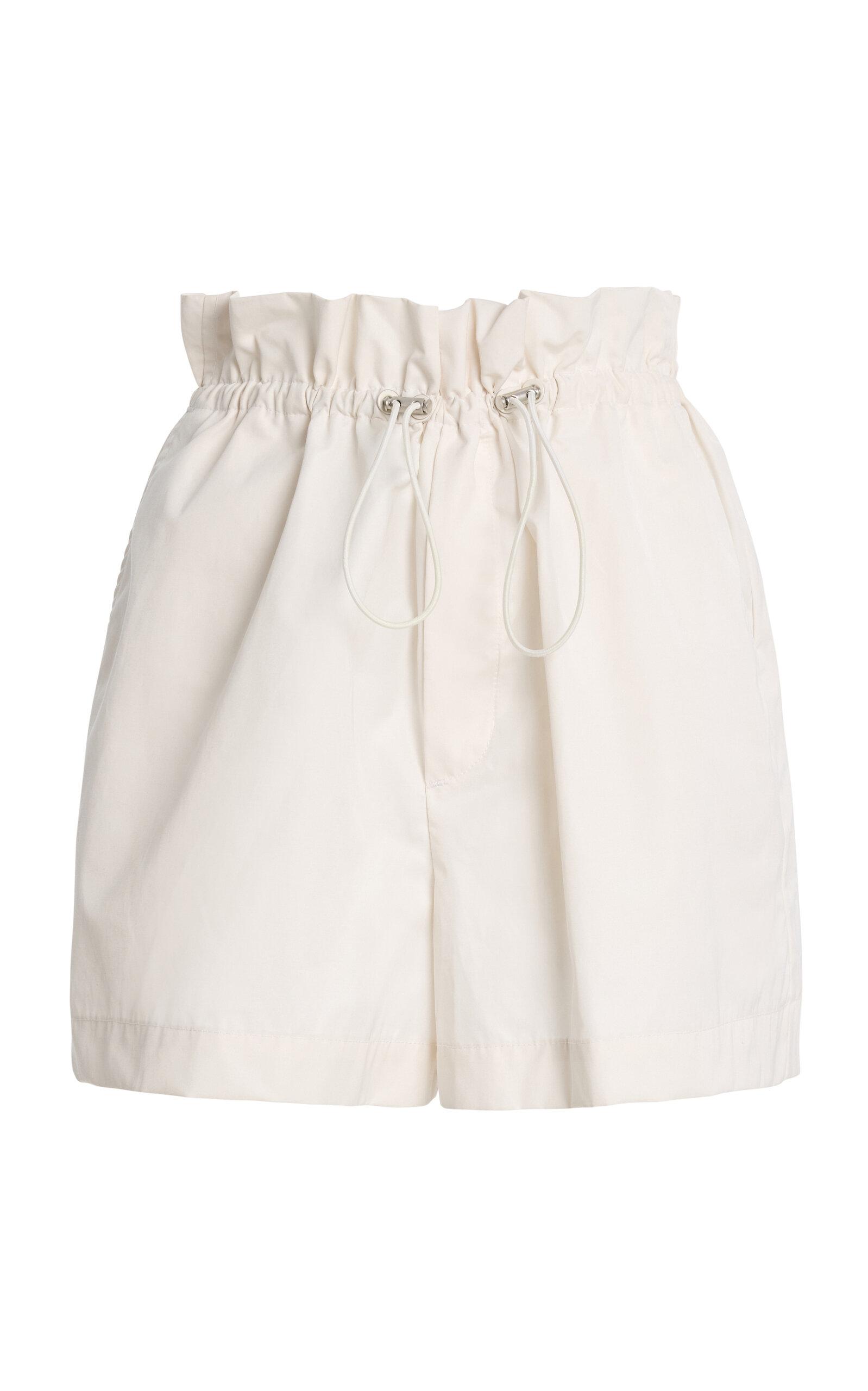 Agolde Lydia Cotton-Blend Drawstringhorts - Moda Operandi by AGOLDE