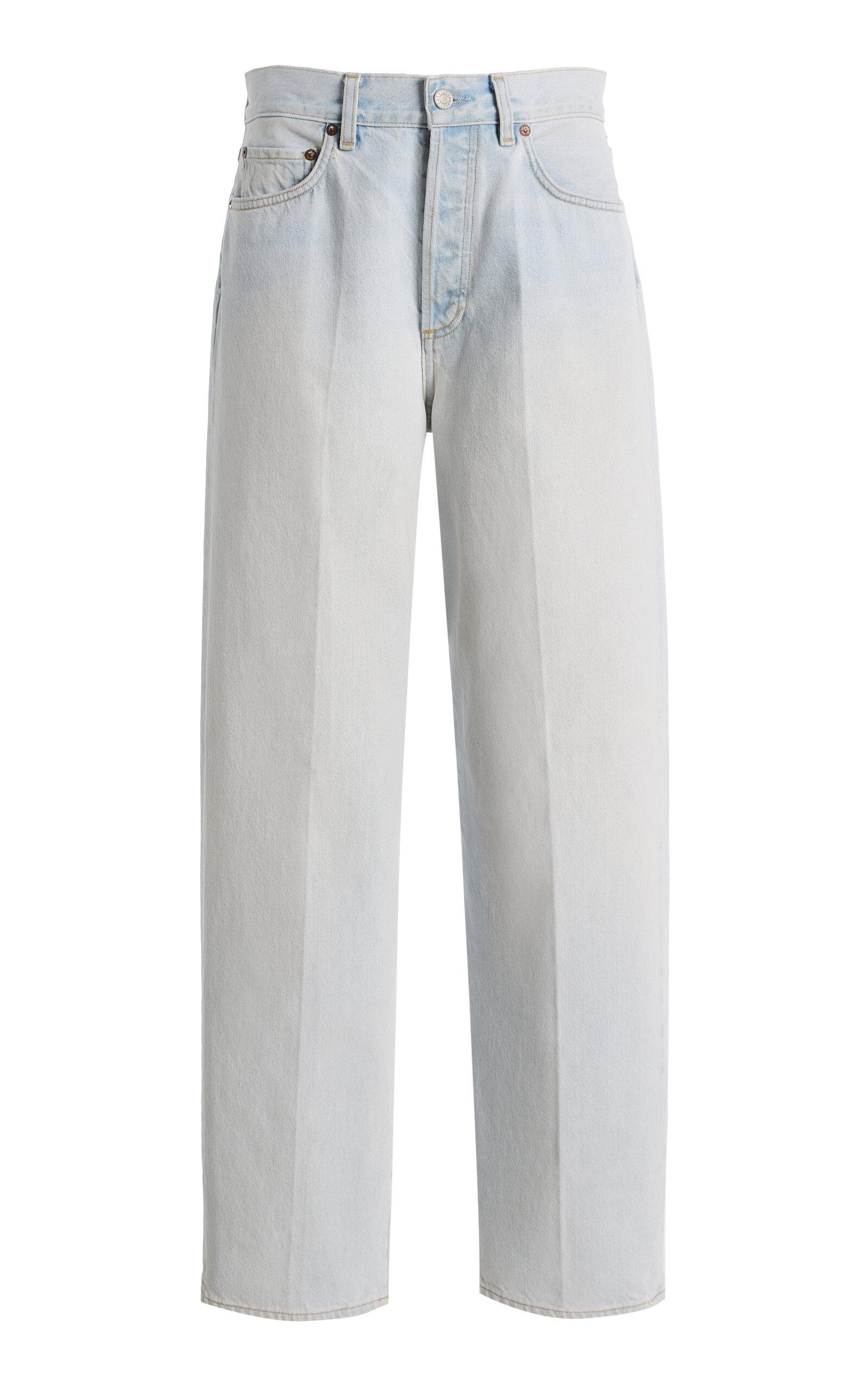 Agolde Nate Rigid Low-Rise Tapered Jeans - Moda Operandi by AGOLDE