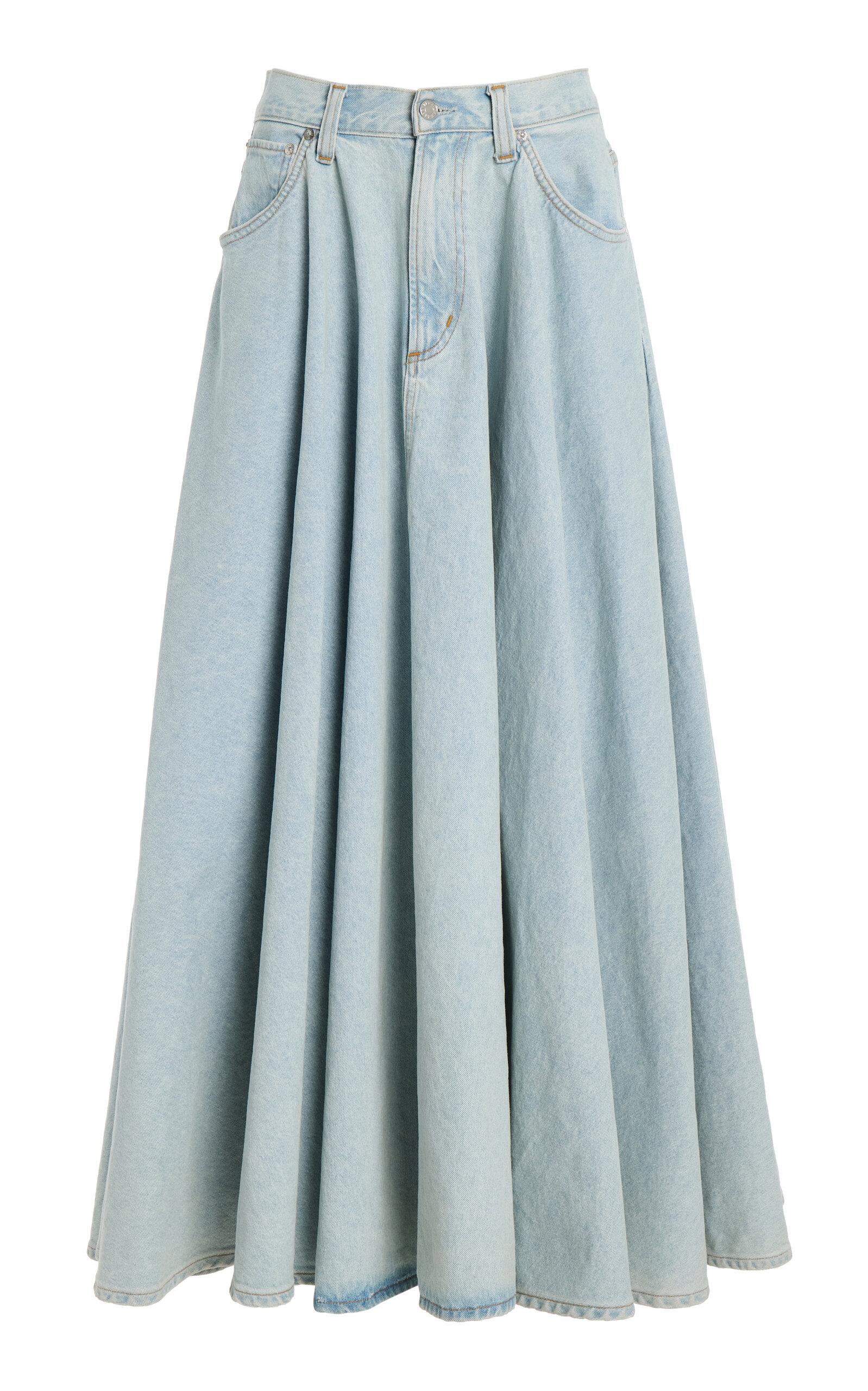 Agolde Otto Denim Maxi Skirt - Moda Operandi by AGOLDE