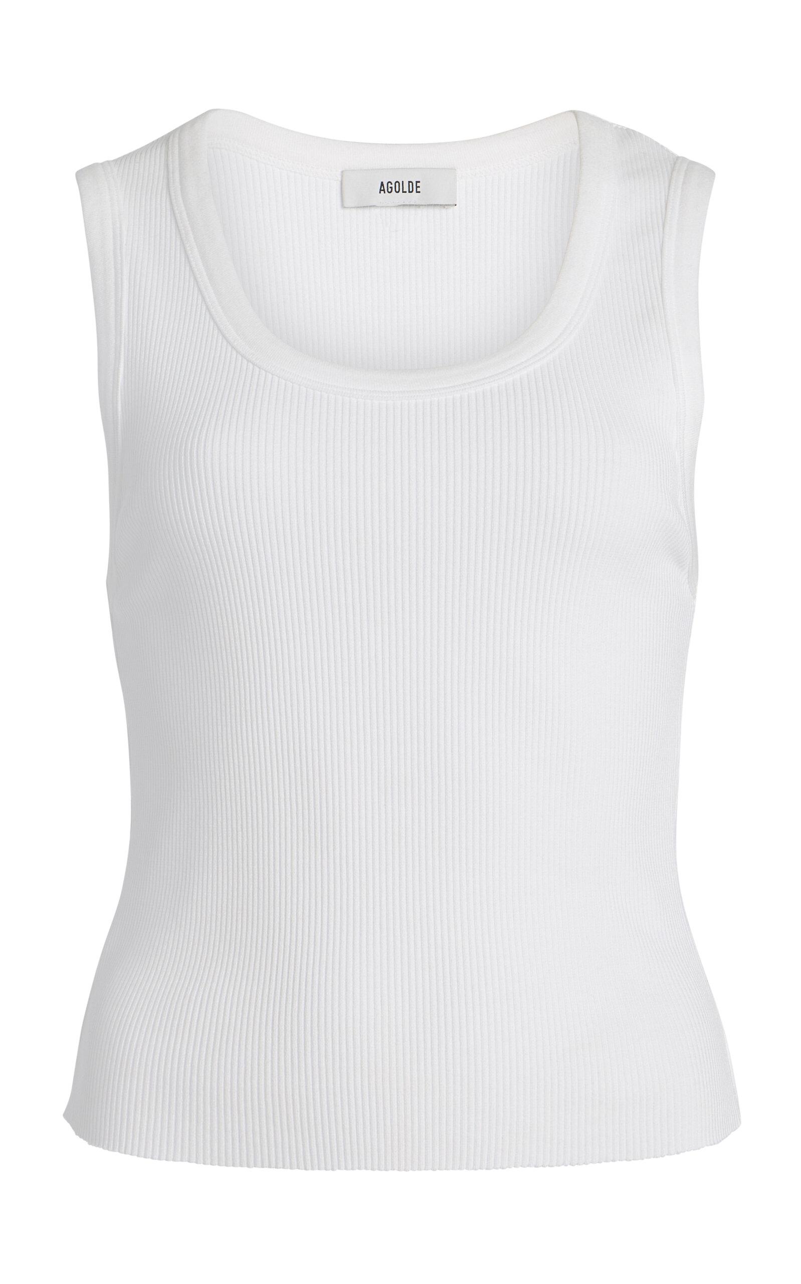 Agolde Poppy Shrunken Jersey Tank Top - Moda Operandi by AGOLDE