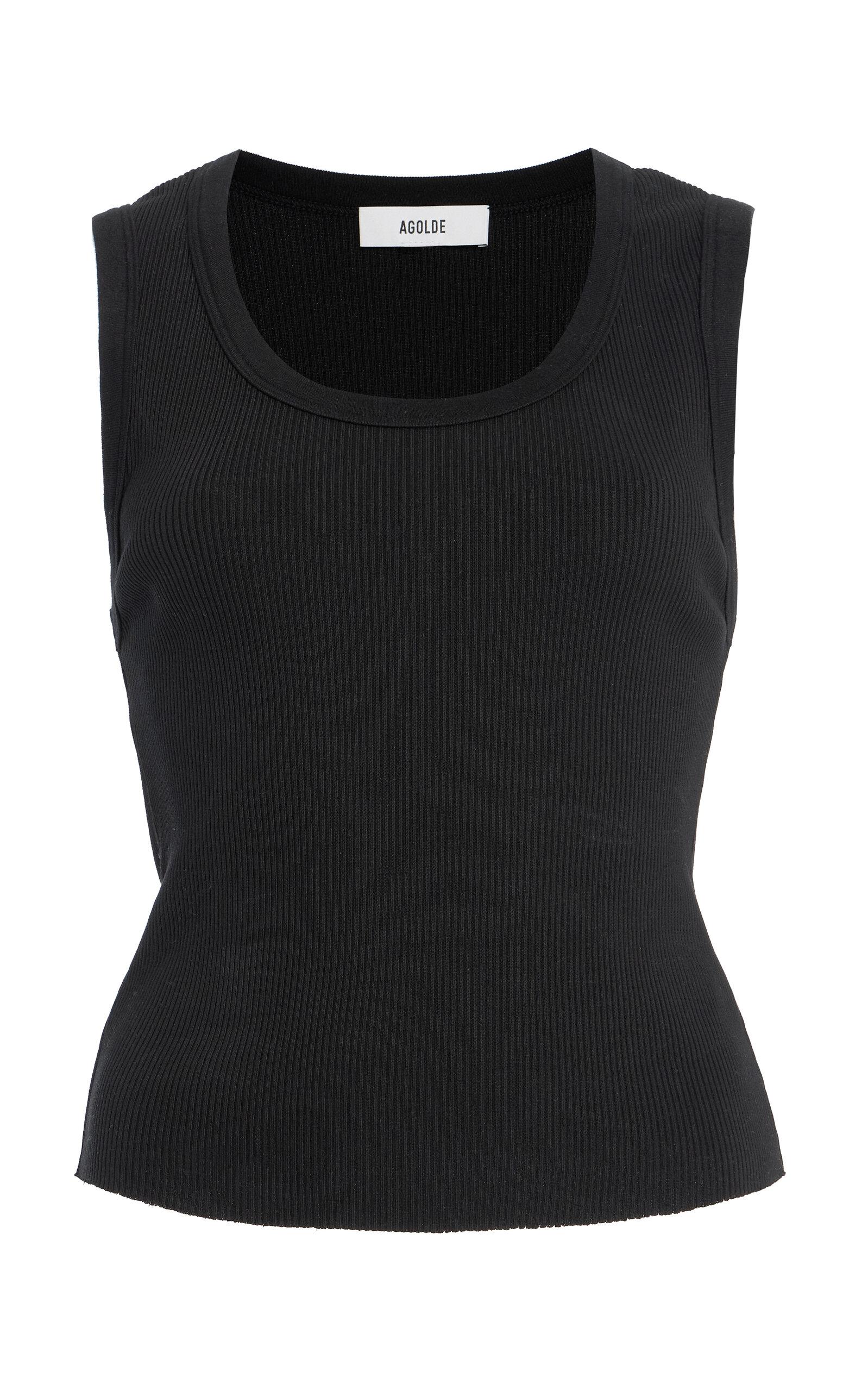 Agolde Poppy Shrunken Jersey Tank Top - Moda Operandi by AGOLDE