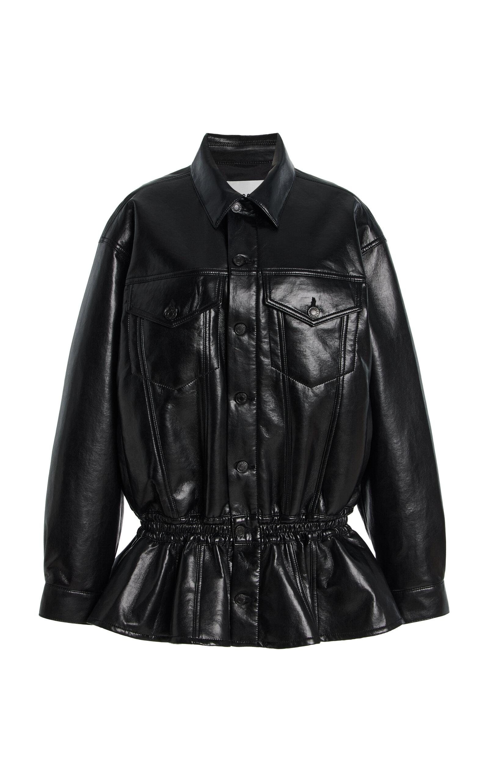 Agolde Rubik Leather Jacket - Moda Operandi by AGOLDE