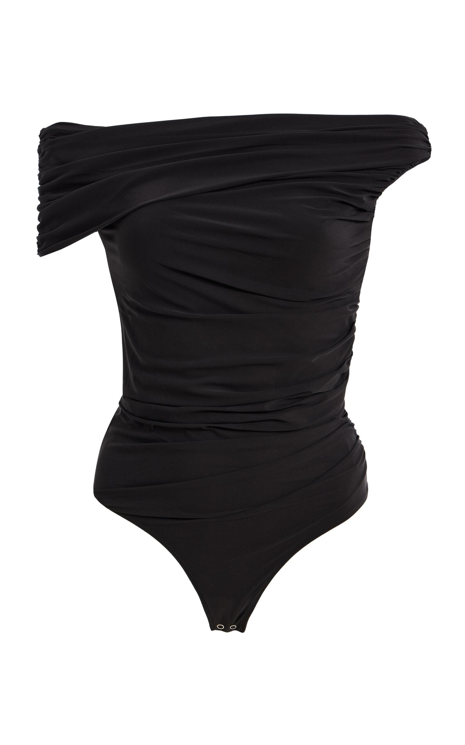 Agolde Sherilyn Off-The-Shoulder Jersey Bodysuit - Moda Operandi by AGOLDE