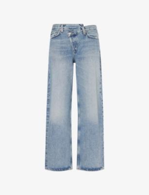 Arc Criss Cross Wide-Leg Denim-Blend Jeans by AGOLDE
