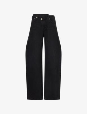 Arc Criss Cross Wide-Leg Denim Jeans by AGOLDE