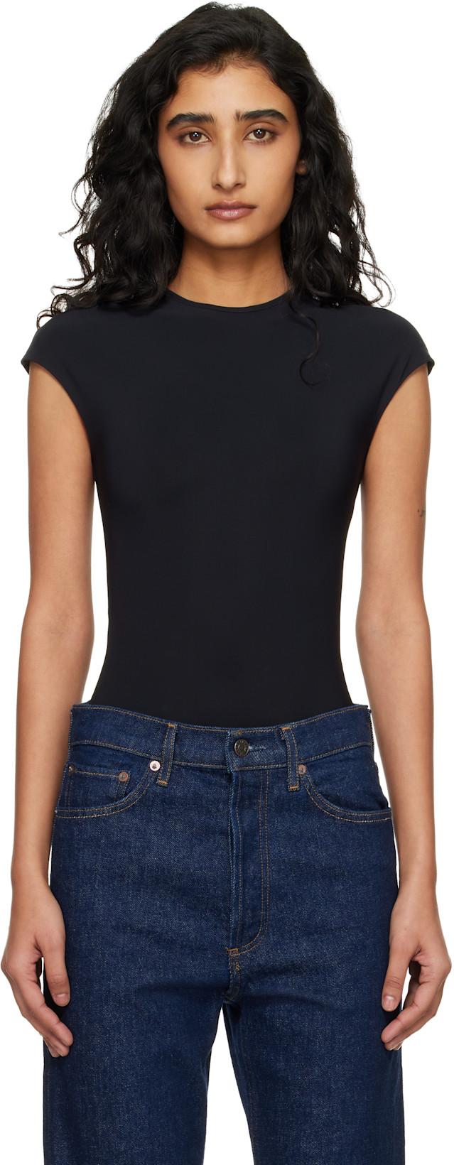 Black Agata Bodysuit by AGOLDE