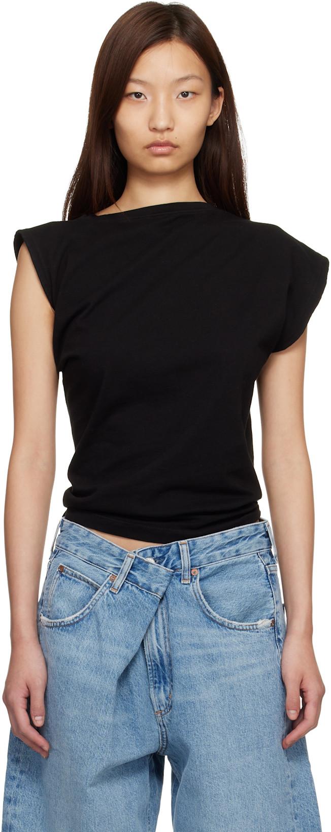Black Beth T-shirt by AGOLDE