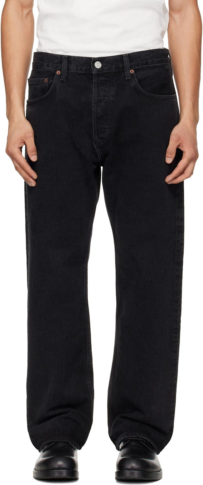 Black Magnus Trouser Jeans by AGOLDE