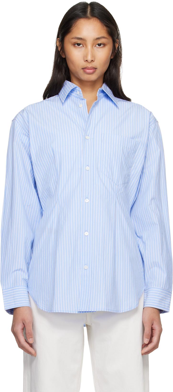 Blue Cinch Shirt by AGOLDE