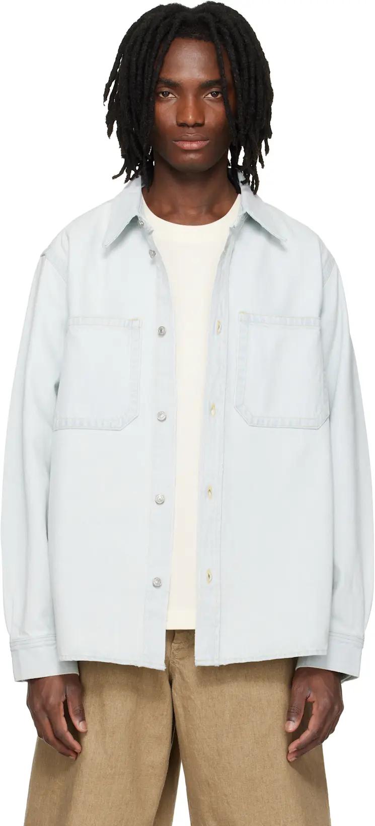 Blue Craven Denim Shirt by AGOLDE