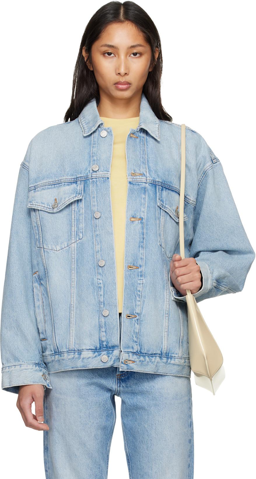 Blue Evin Denim Jacket by AGOLDE