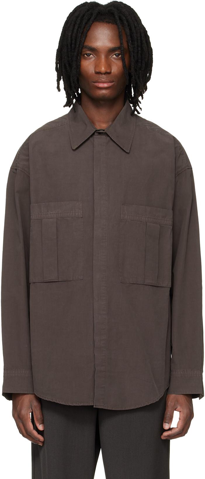Brown Clark Shirt by AGOLDE