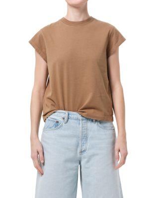 Bryce Cap Sleeve Tee by AGOLDE