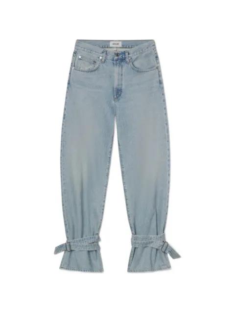 Cinched Hem Loose Taper straight-leg jeans by AGOLDE