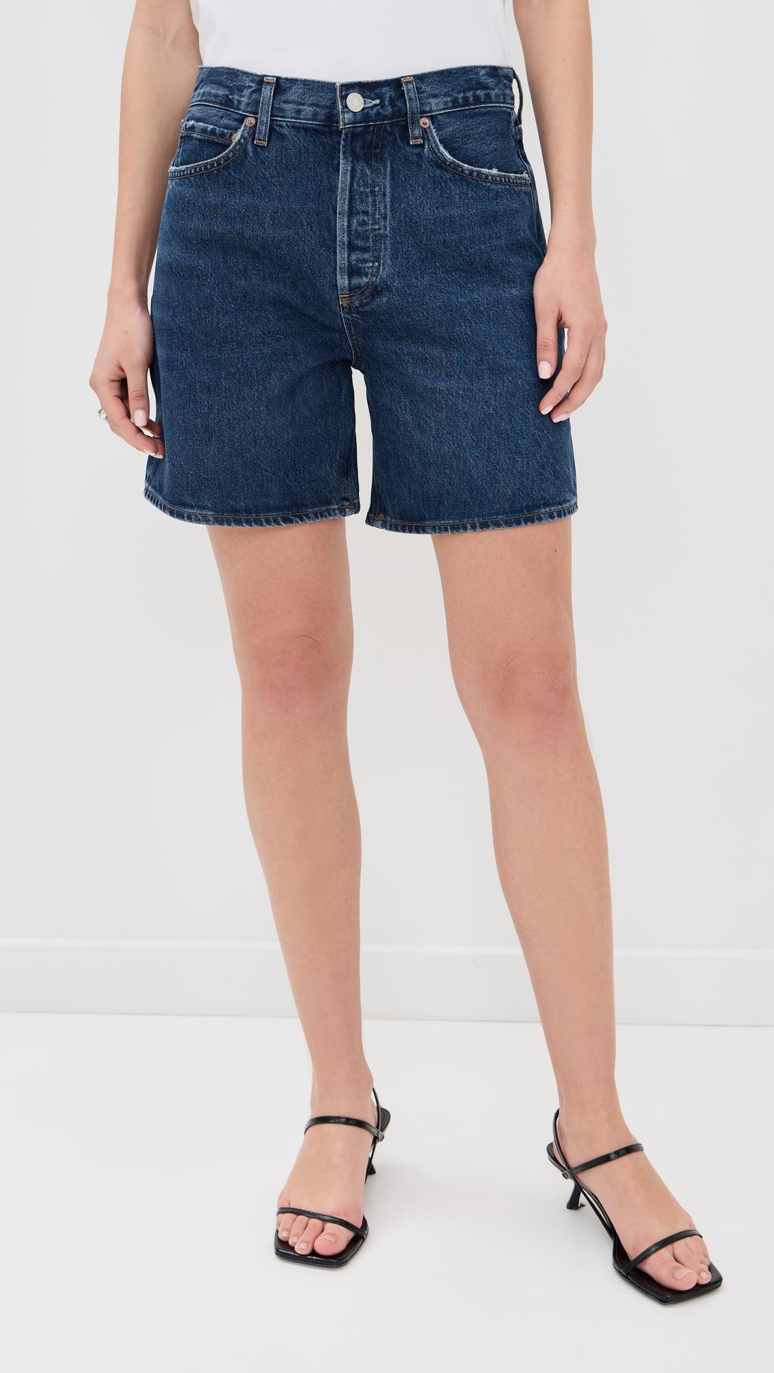 Dame High Rise Baggy Shorts by AGOLDE
