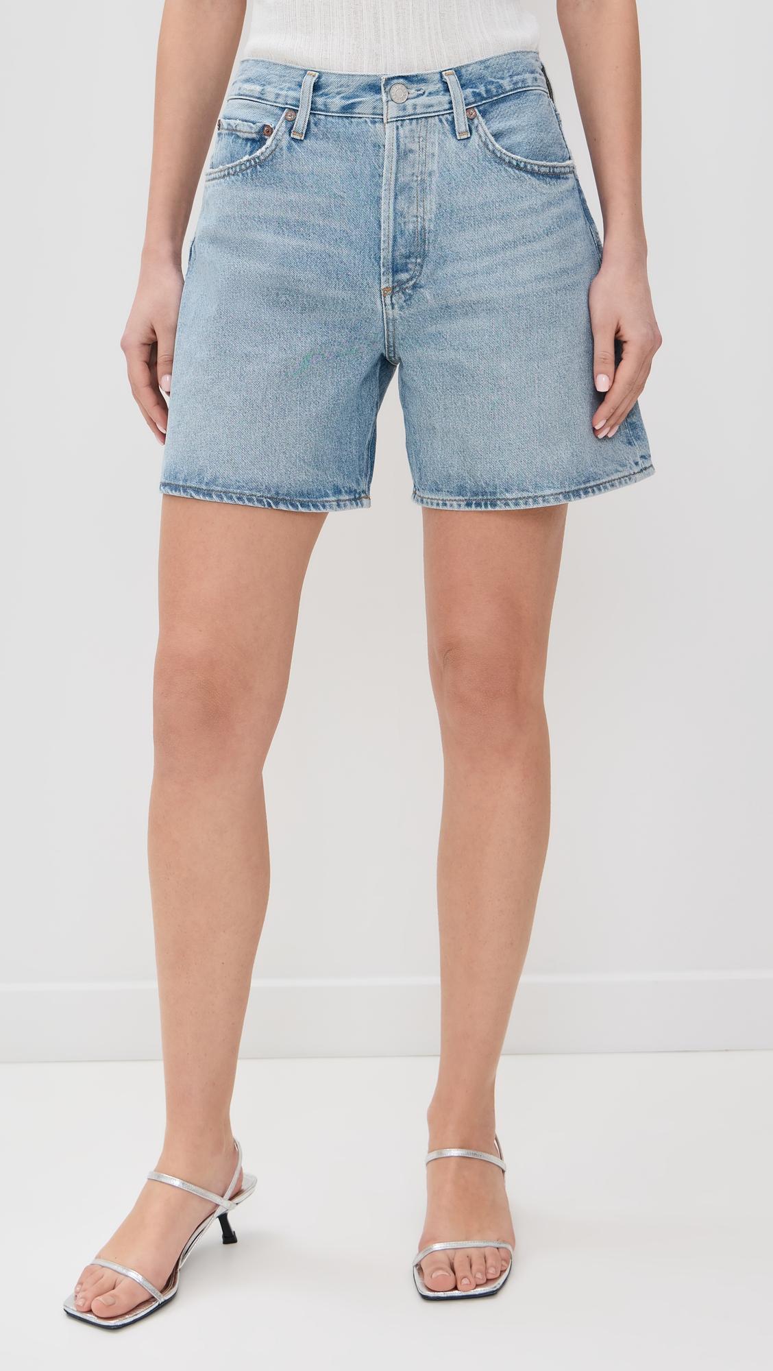 Dame Shorts: High Rise Baggy by AGOLDE