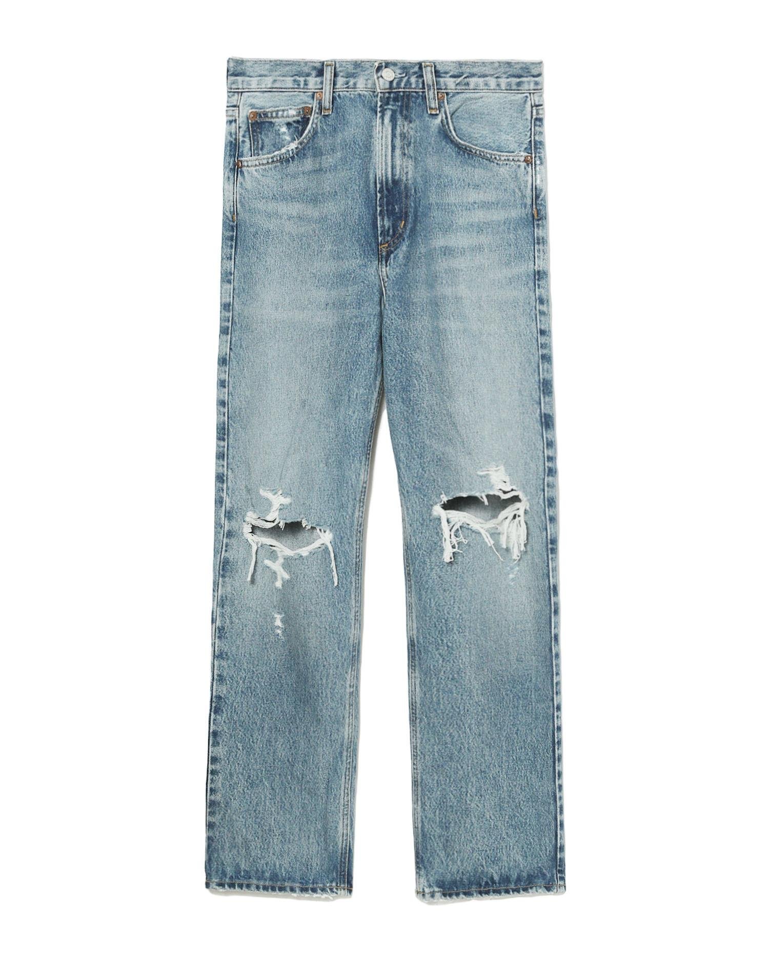 Distressed denim jeans by AGOLDE
