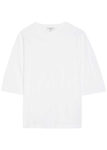 Ellery lace-up cotton T-shirt by AGOLDE