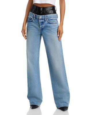 Elson High Rise Wide Leg Jeans in Detox/Outbreak by AGOLDE