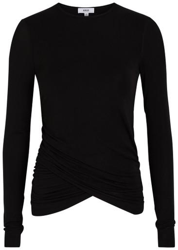 Eve draped jersey top by AGOLDE