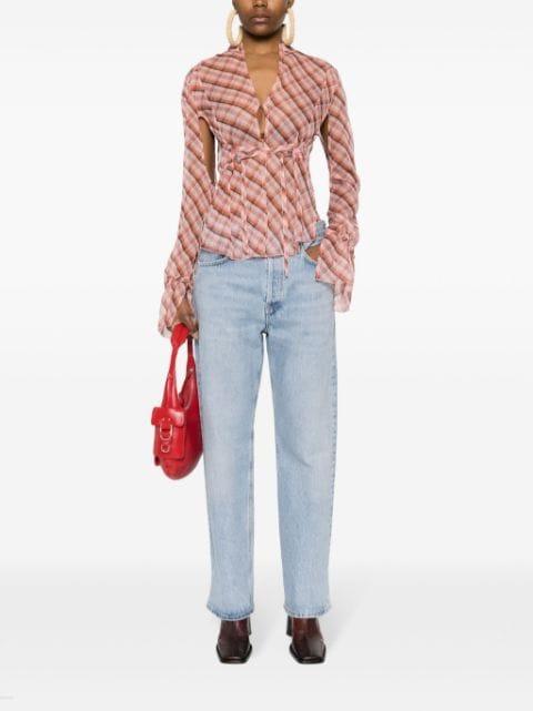 Fran low-rise straight-leg jeans by AGOLDE