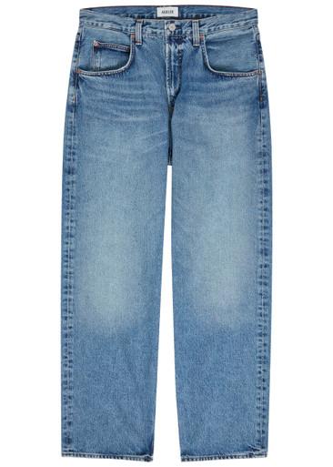 Fusion relaxed barrel-leg jeans by AGOLDE