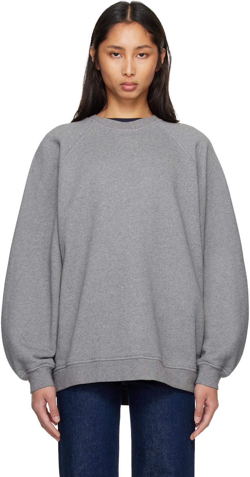 Gray Valma Sweatshirt by AGOLDE