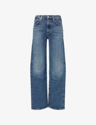 Harper Straight-Leg Stretch-Denim Jeans by AGOLDE