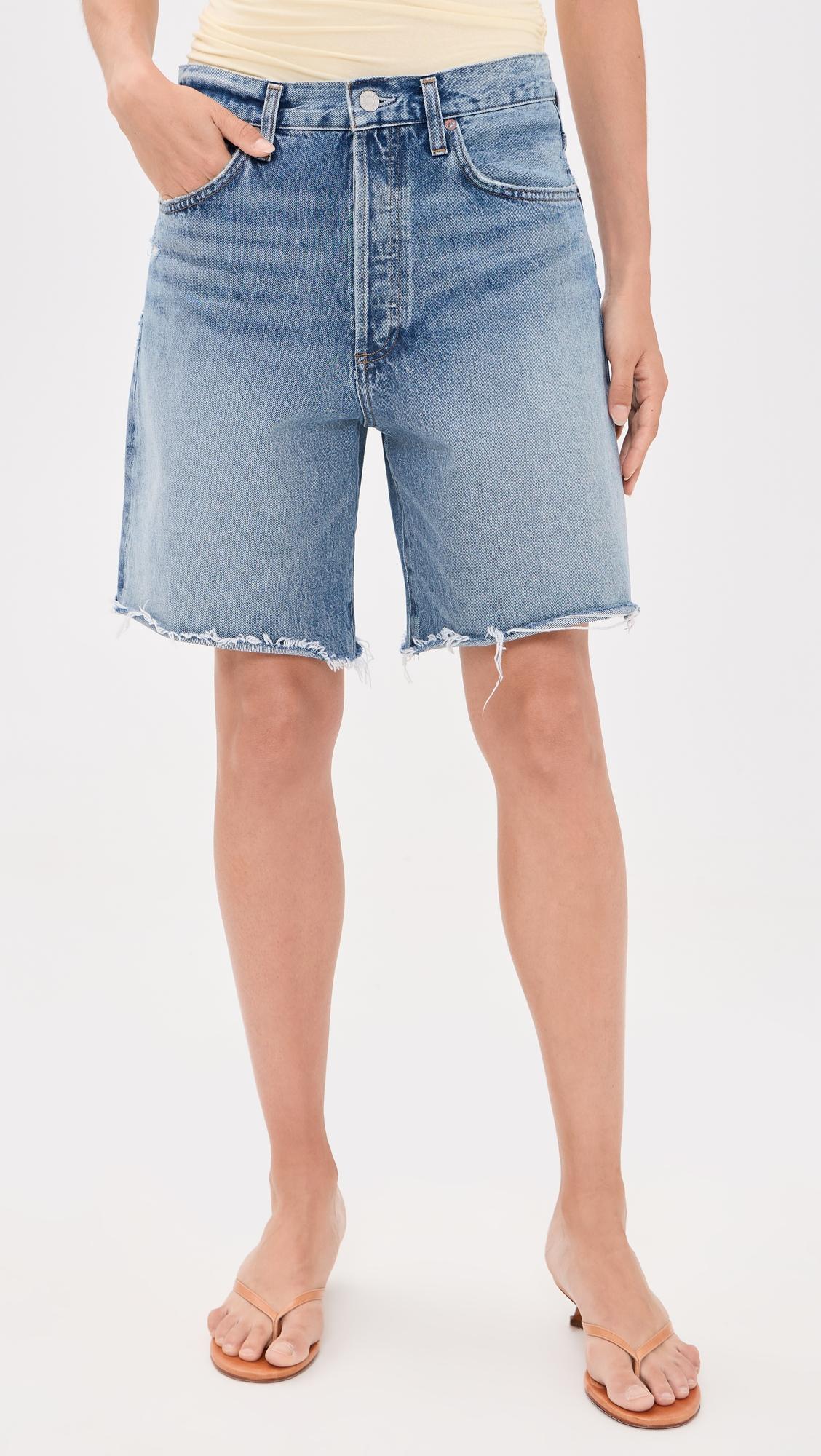 Indra Jean Shorts: Hip Slung Baggy by AGOLDE