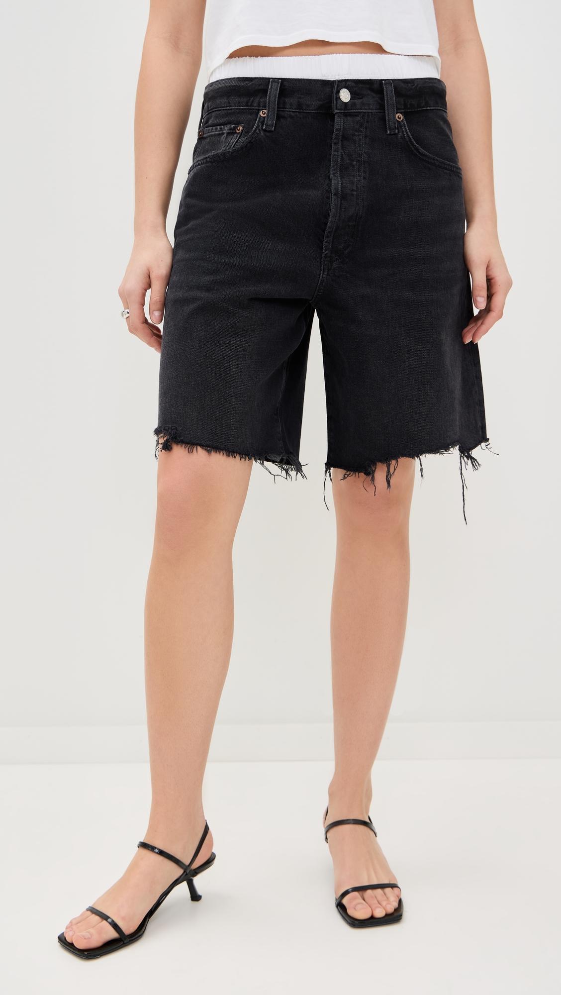 Indra Jean Shorts: Hip Slung Baggy by AGOLDE