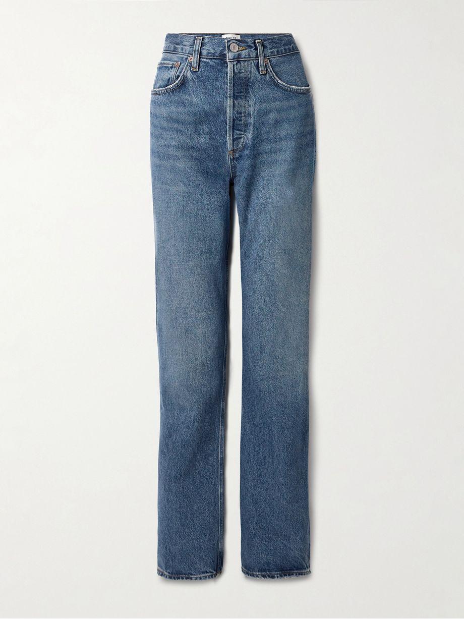Kelly high-rise straight-leg jeans by AGOLDE