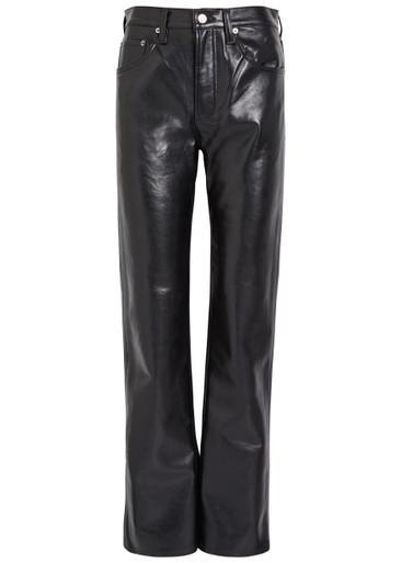 Kick Boot bootcut leather trousers by AGOLDE