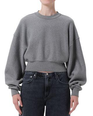 Kit Shrunken Crewneck Sweater by AGOLDE