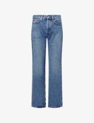 Lana Straight-Leg Denim Jeans by AGOLDE