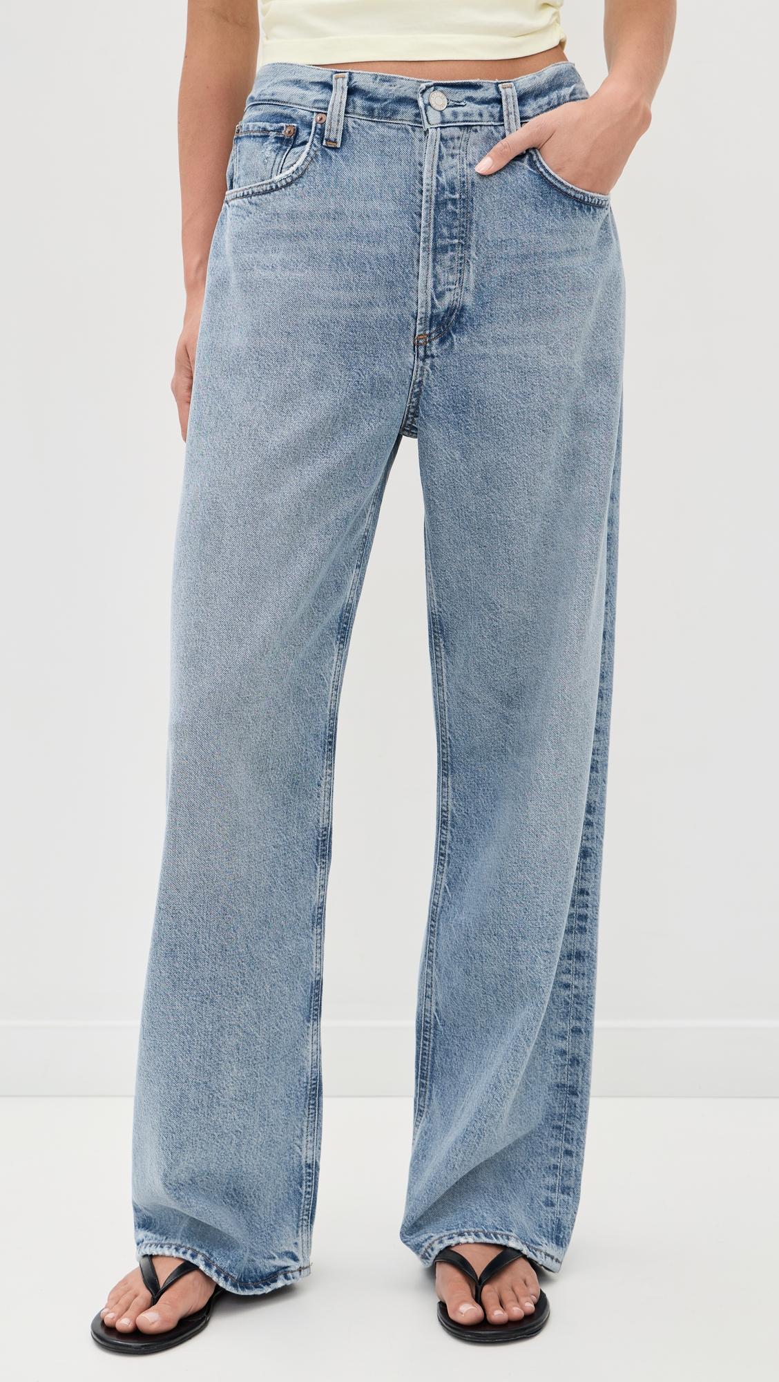 Low Slung Baggy Flyweight Jeans by AGOLDE