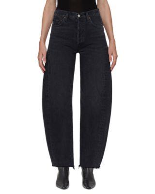 Luna High Rise Pieced Taper Jeans in Possess by AGOLDE