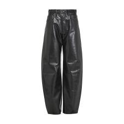 Luna pieced in leather pants. by AGOLDE