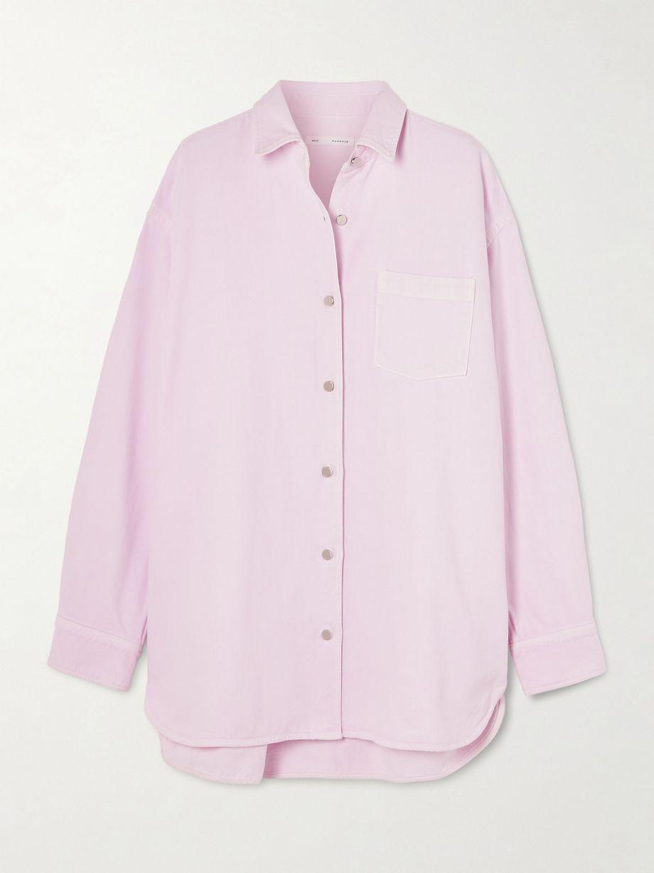 + Maria McManus oversized organic denim shirt by AGOLDE + Maria McManus oversized organic denim shirt by AGOLDE