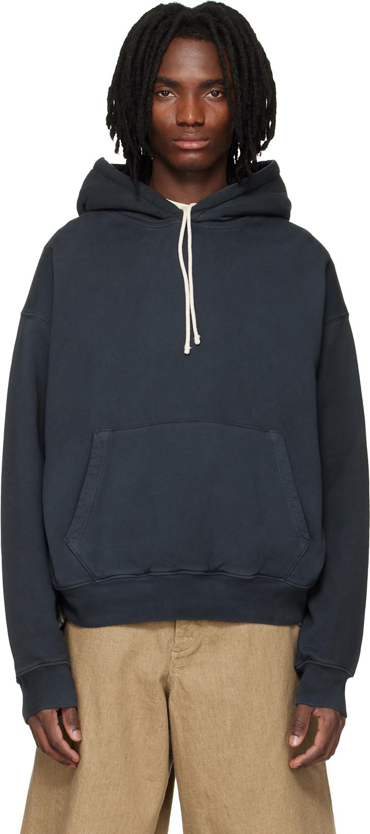 Navy Boyce Hoodie by AGOLDE