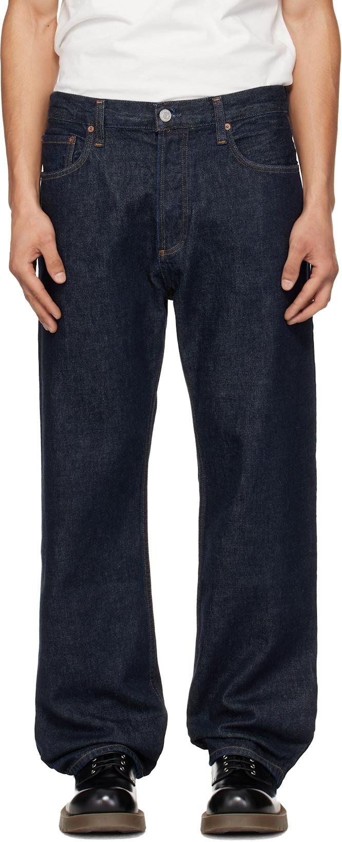 Navy Magnus Trouser Jeans by AGOLDE