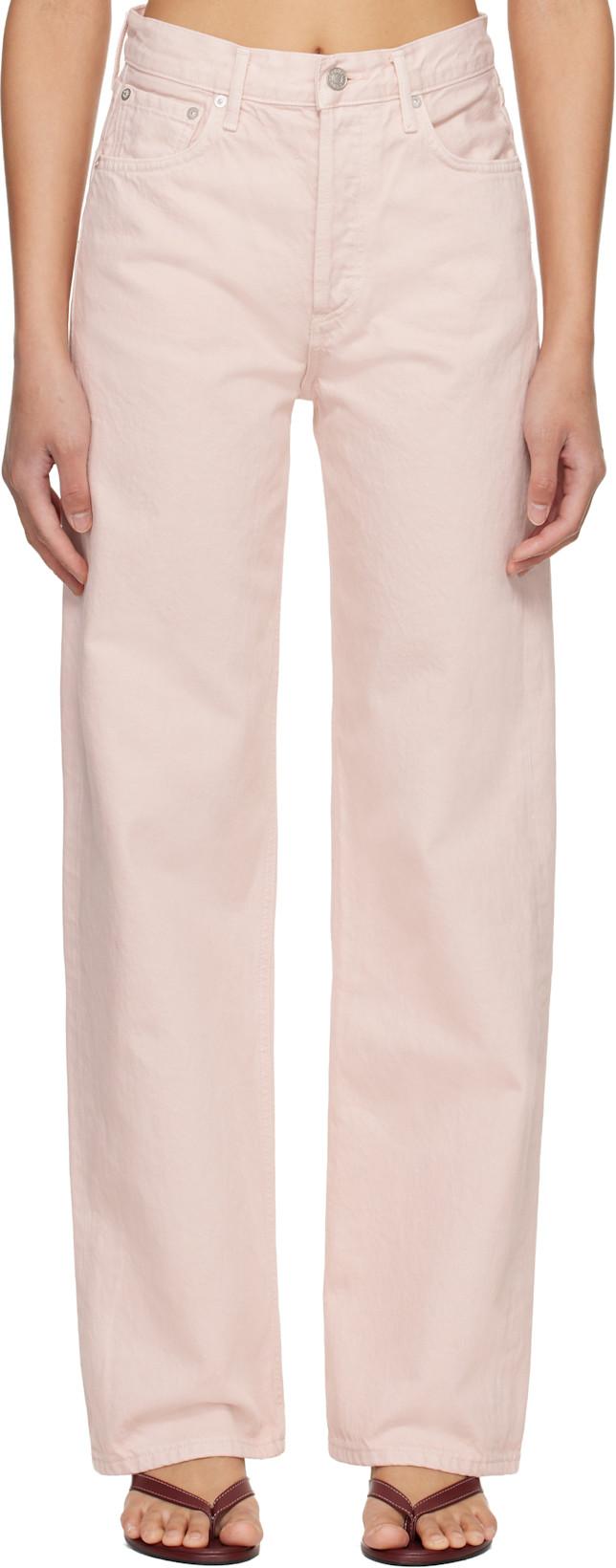 Pink Ren Jeans by AGOLDE