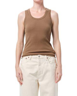 Poppy Scoop Neck Tank by AGOLDE