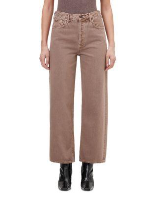 Ren High Rise Wide Leg Ankle Jeans in Ceramic by AGOLDE