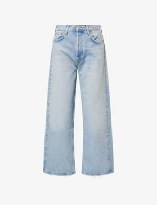Ren High-Rise Wide-Leg Denim Jeans by AGOLDE