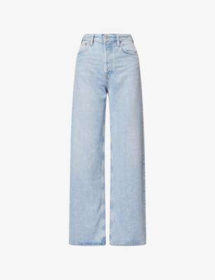 Ren High-Rise Wide-Leg Denim Jeans by AGOLDE