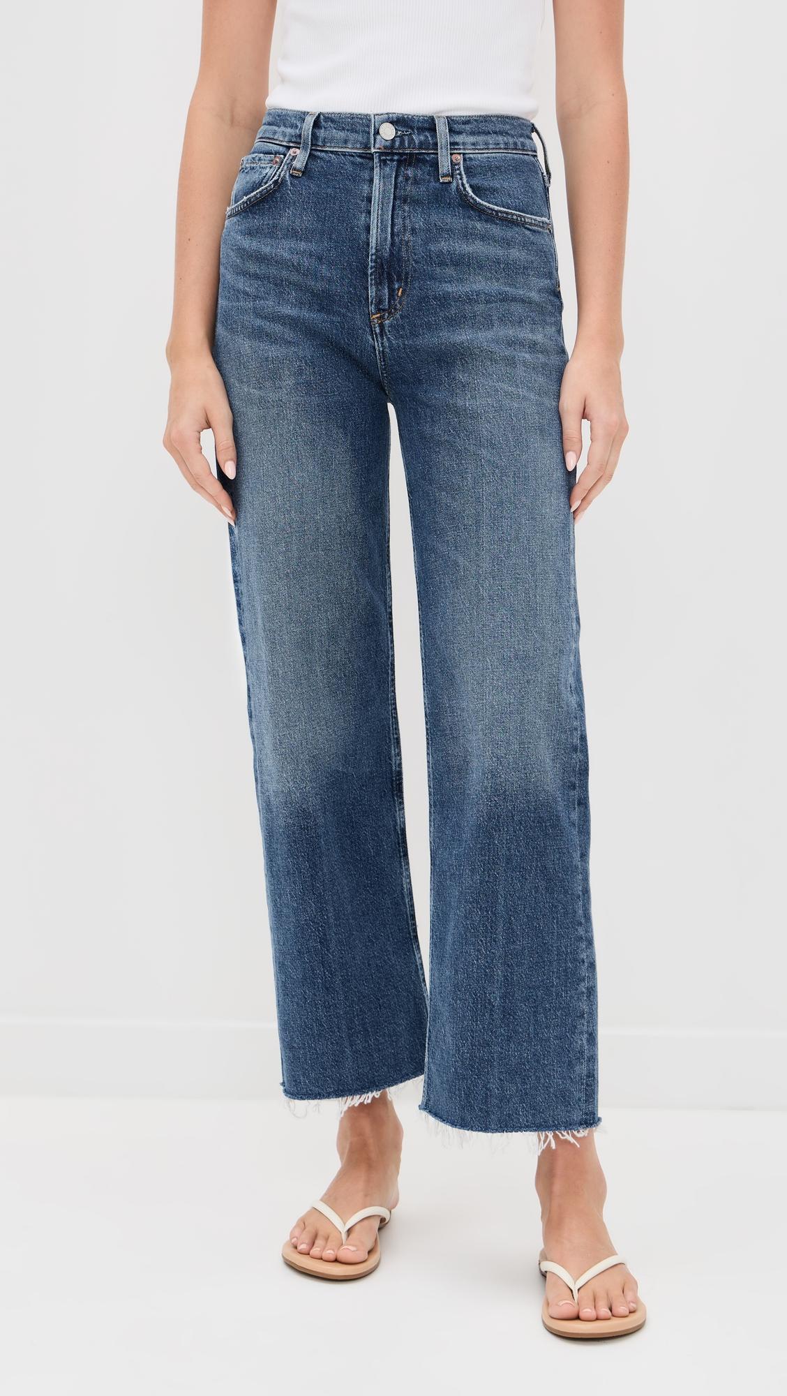 Ren High Rise Wide Leg Jeans by AGOLDE