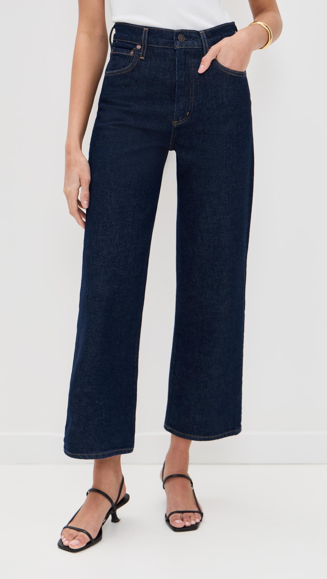 Ren High Rise Wide Leg Jeans by AGOLDE