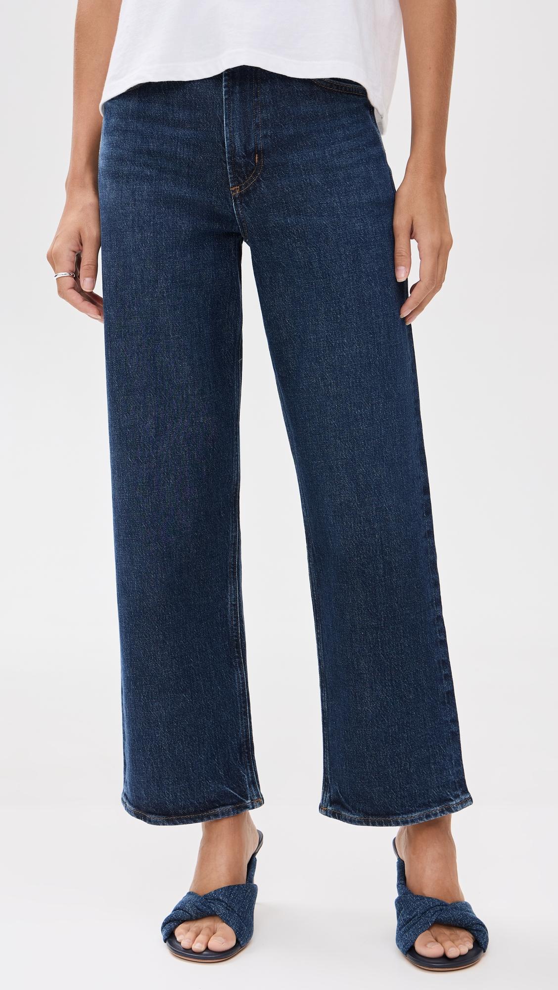Ren: High Rise Wide Leg Jeans by AGOLDE