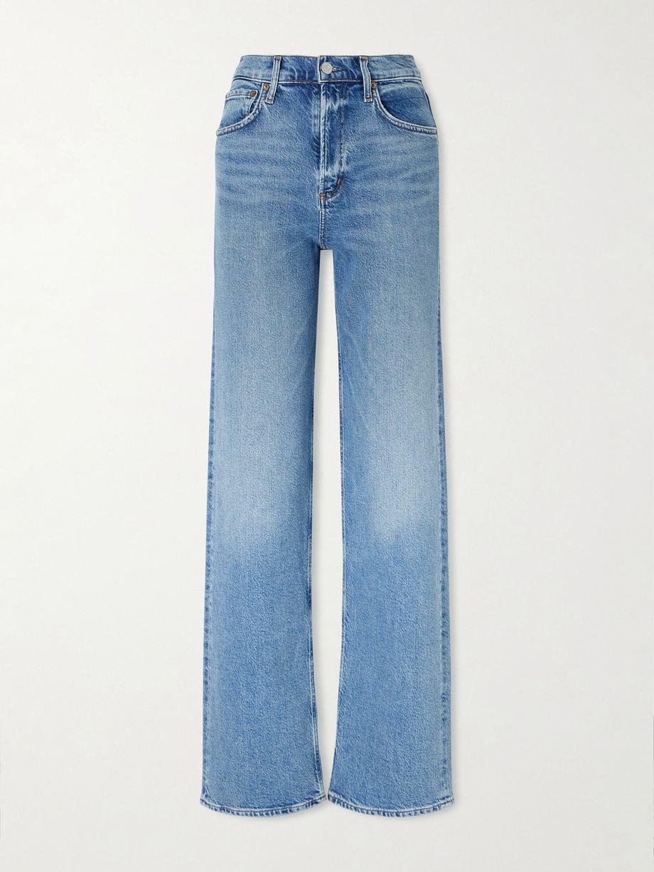 Ren Long high-rise straight-leg jeans by AGOLDE